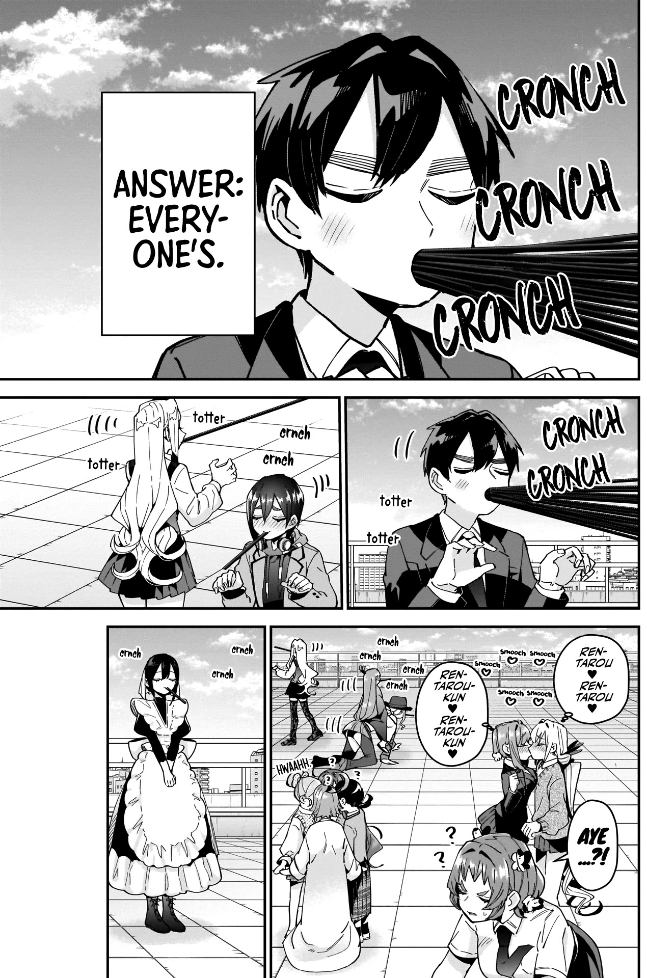 The 100 Girlfriends Who Really, Really, Really, Really, Really Love You - Chapter 86: Pocky Game Royale