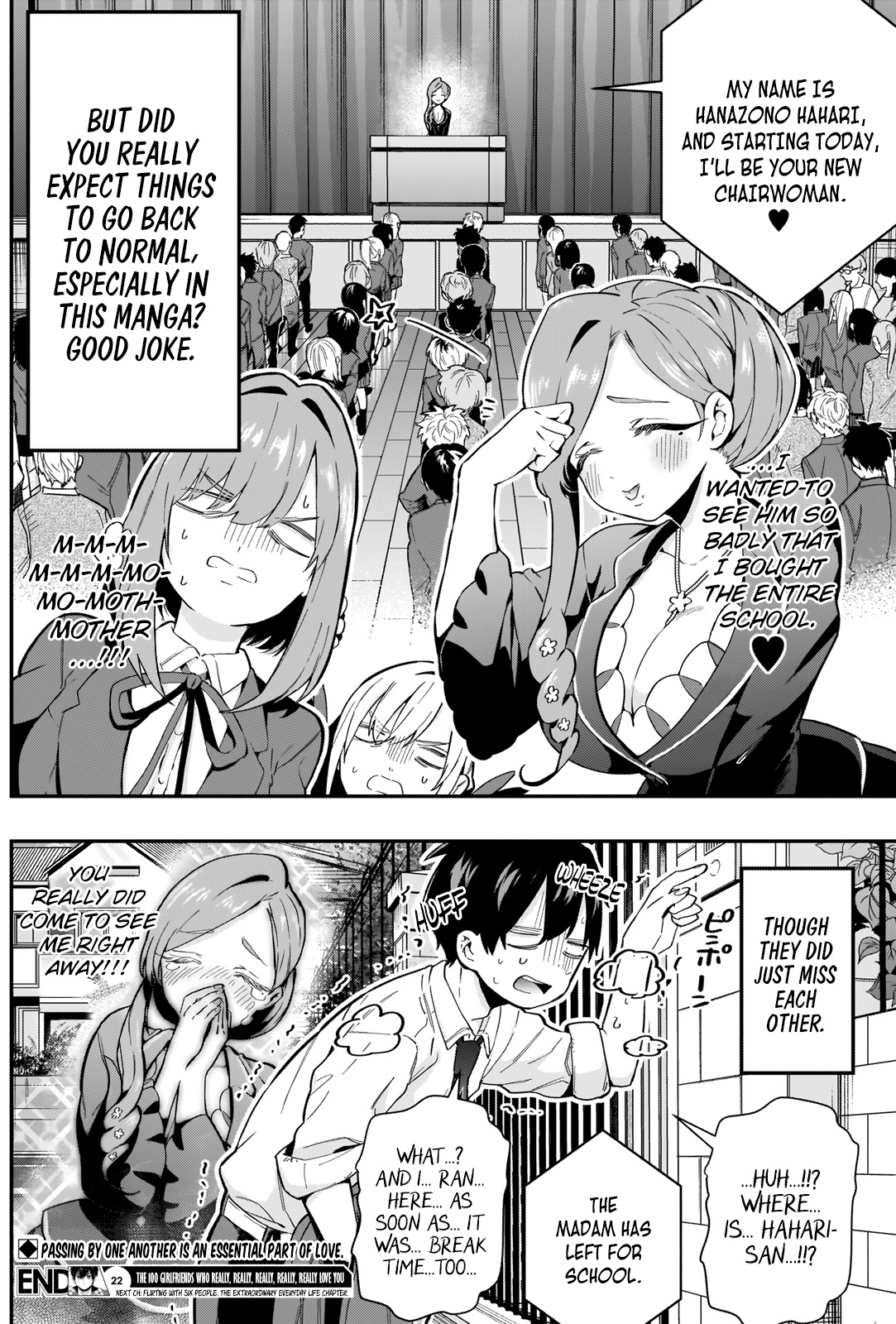 The 100 Girlfriends Who Really, Really, Really, Really, Really Love You - Chapter 22: Members Of The Hanazono Family