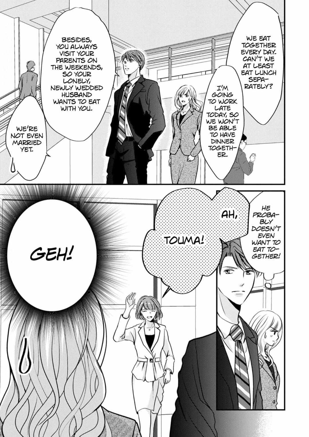 Migomorikeiyaku Hanayome Goshushin Shacho Ni Kawarete Ai Wo Harami Mashita - Chapter 3