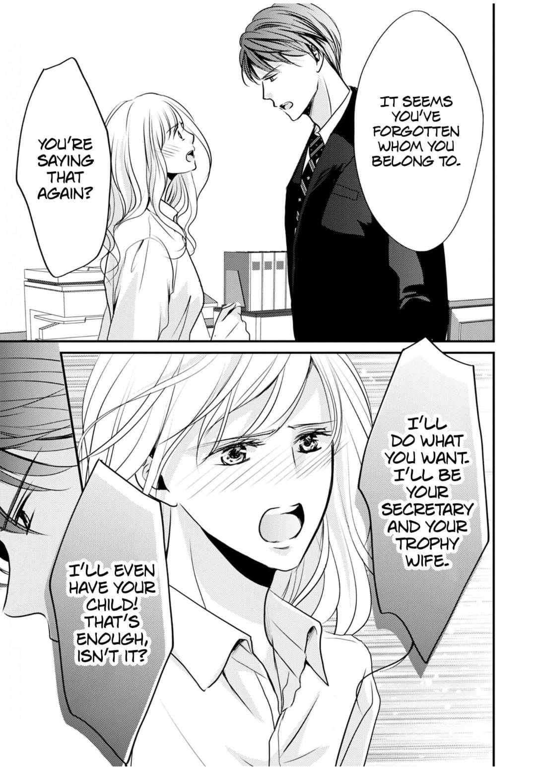 Migomorikeiyaku Hanayome Goshushin Shacho Ni Kawarete Ai Wo Harami Mashita - Chapter 4