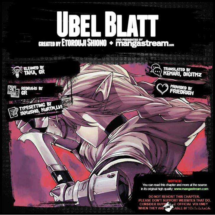 Ubel Blatt - Chapter 133 : Eine Burg Und Eine Burg V