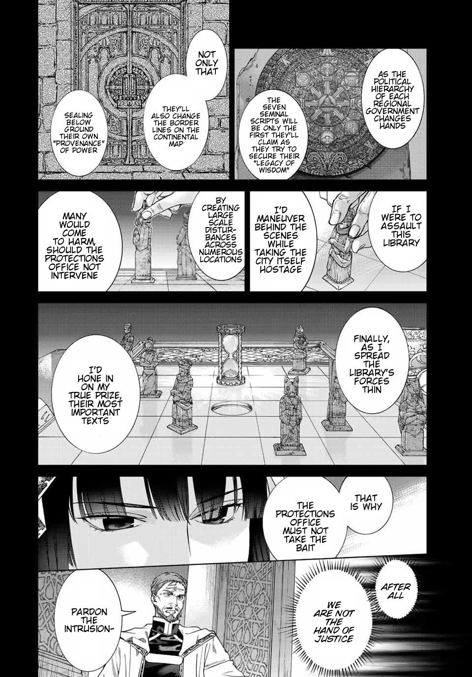 Toshokan No Daimajutsushi - Chapter 36: The Protections Office Sorties