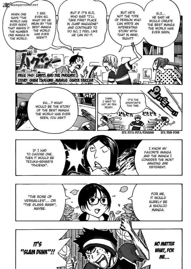 Bakuman - Vol.10 Chapter 140 : Limits And The Phoenix