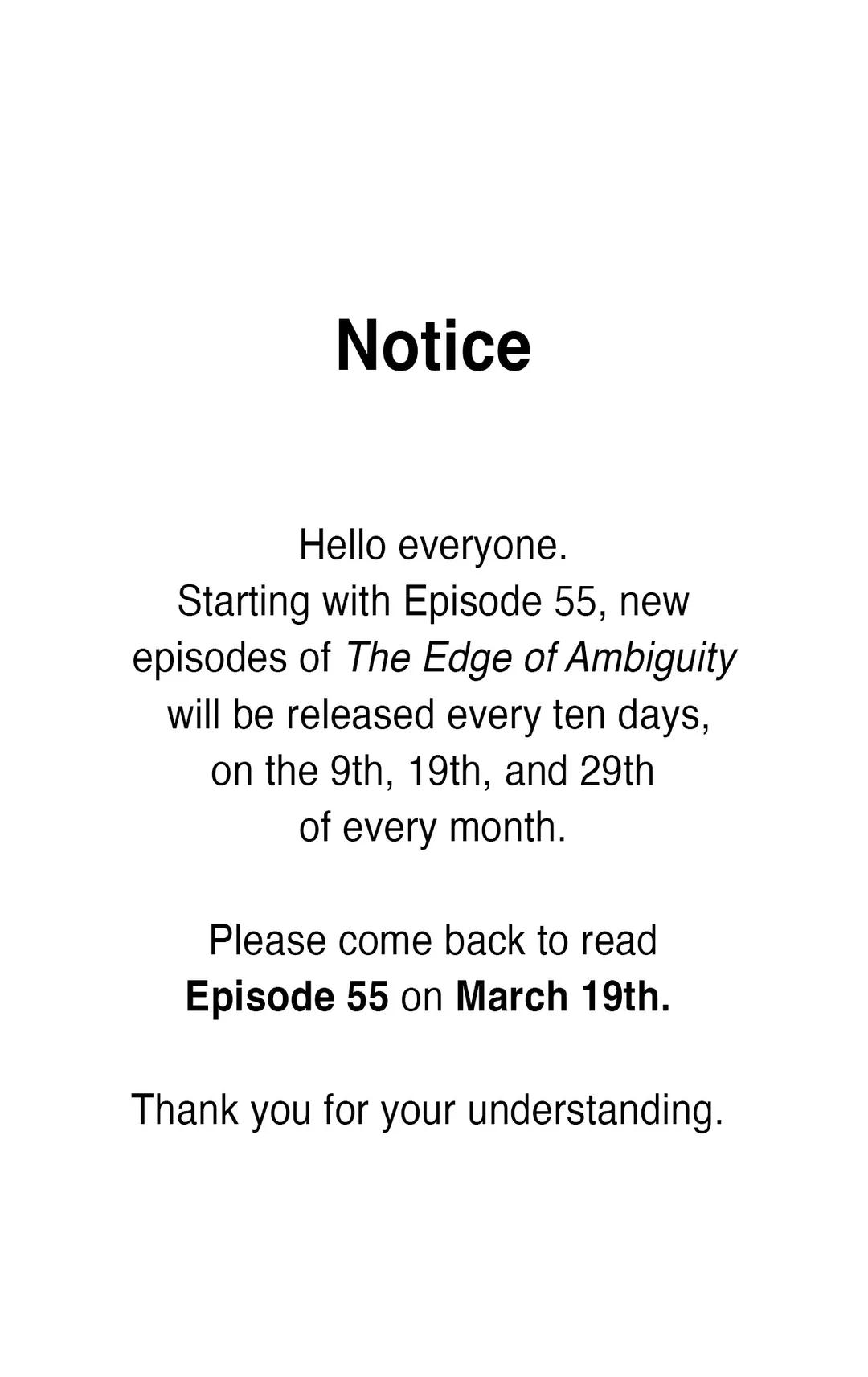 The Edge Of Ambiguity - Chapter 54