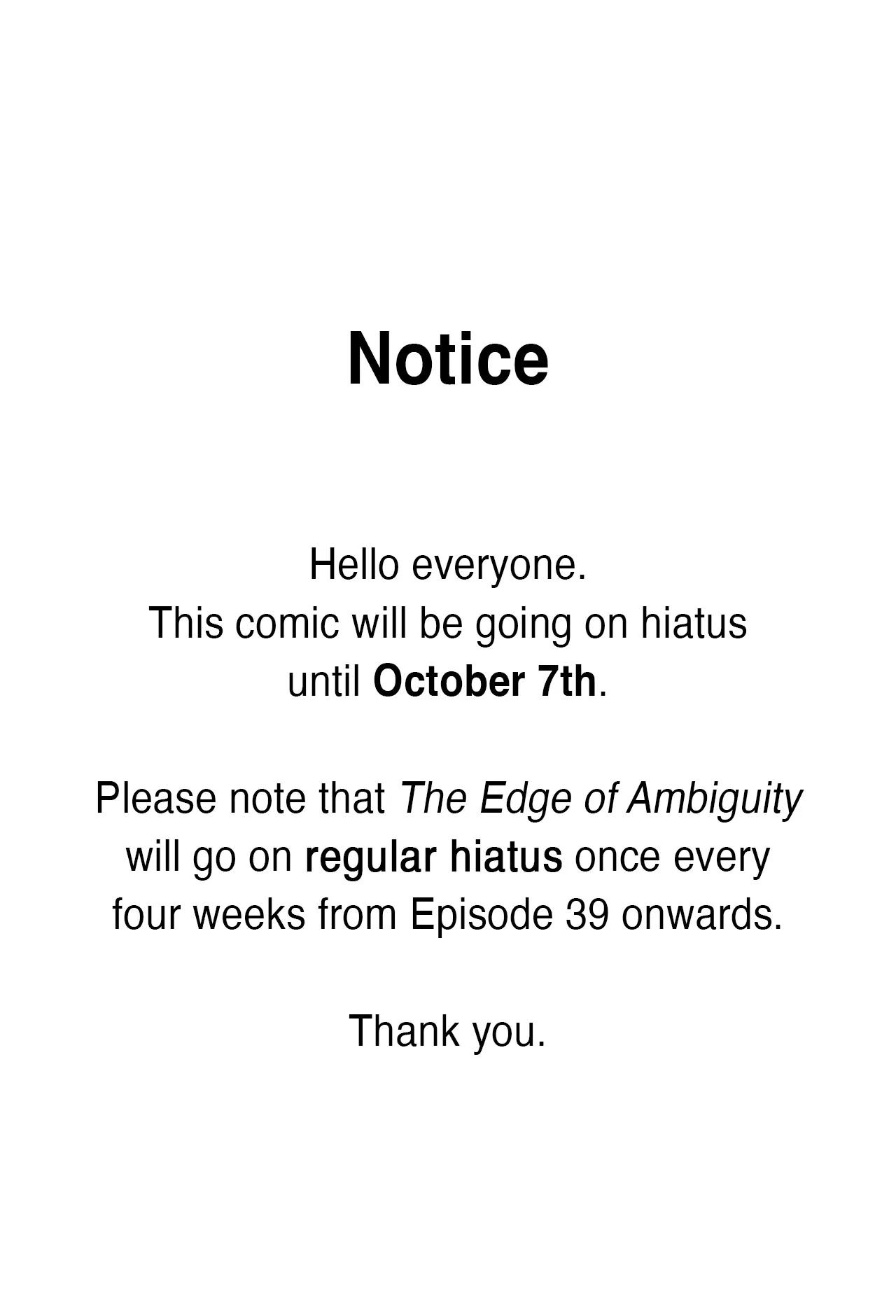 The Edge Of Ambiguity - Hitaus. 2