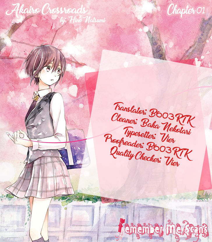 Akairo Crossroads - Vol.1 Chapter 1 : Fateful Encounter