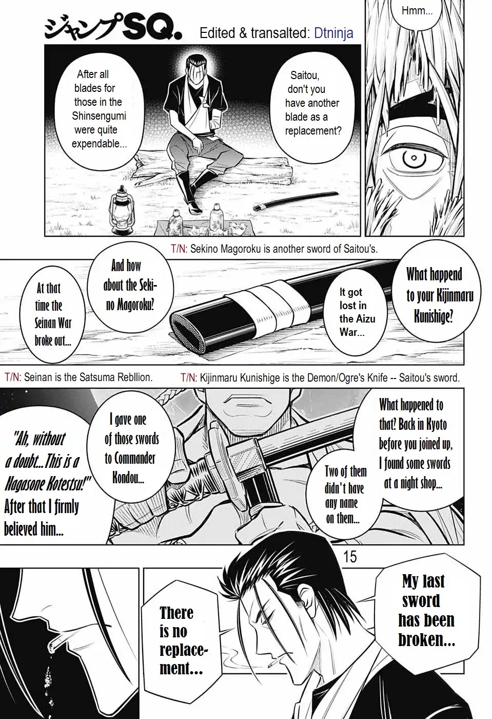 Rurouni Kenshin: Hokkaido Arc - Chapter 15: There Is Much To Discuss