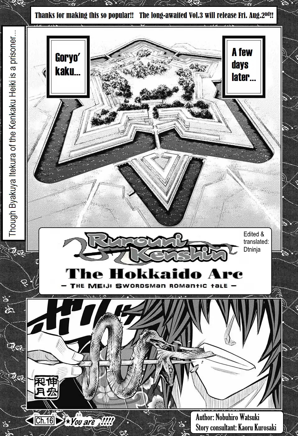 Rurouni Kenshin: Hokkaido Arc - Chapter 16: You Are!!!!