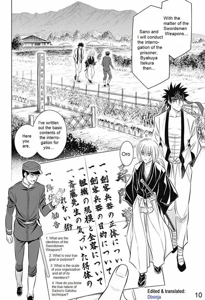 Rurouni Kenshin: Hokkaido Arc - Chapter 7: Itekuara's Interrogation Pt 1