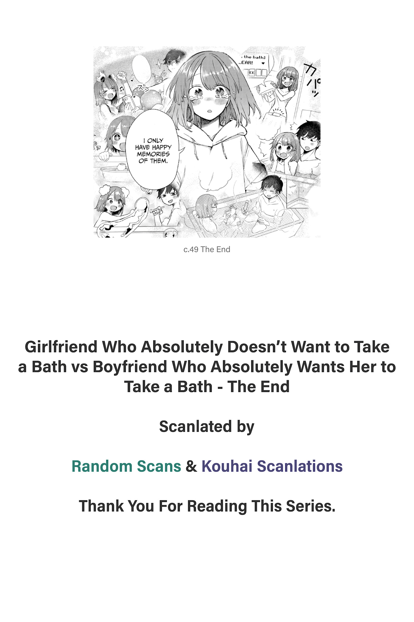 Girlfriend Who Absolutely Doesn’t Want To Take A Bath Vs Boyfriend Who Absolutely Wants Her To Take A Bath - Chapter 49: Moving Out [End]