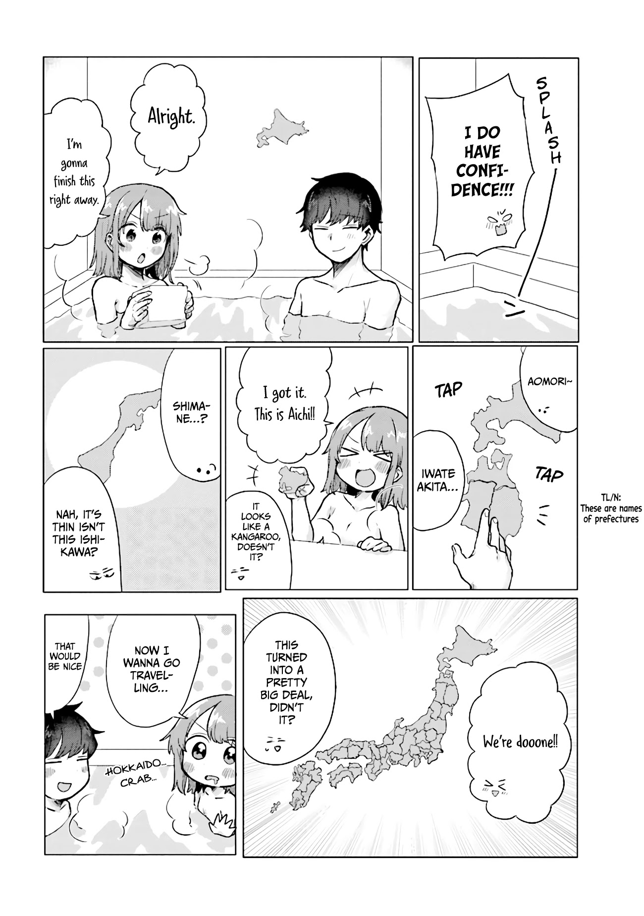 Girlfriend Who Absolutely Doesn’t Want To Take A Bath Vs Boyfriend Who Absolutely Wants Her To Take A Bath - Chapter 37: The Map