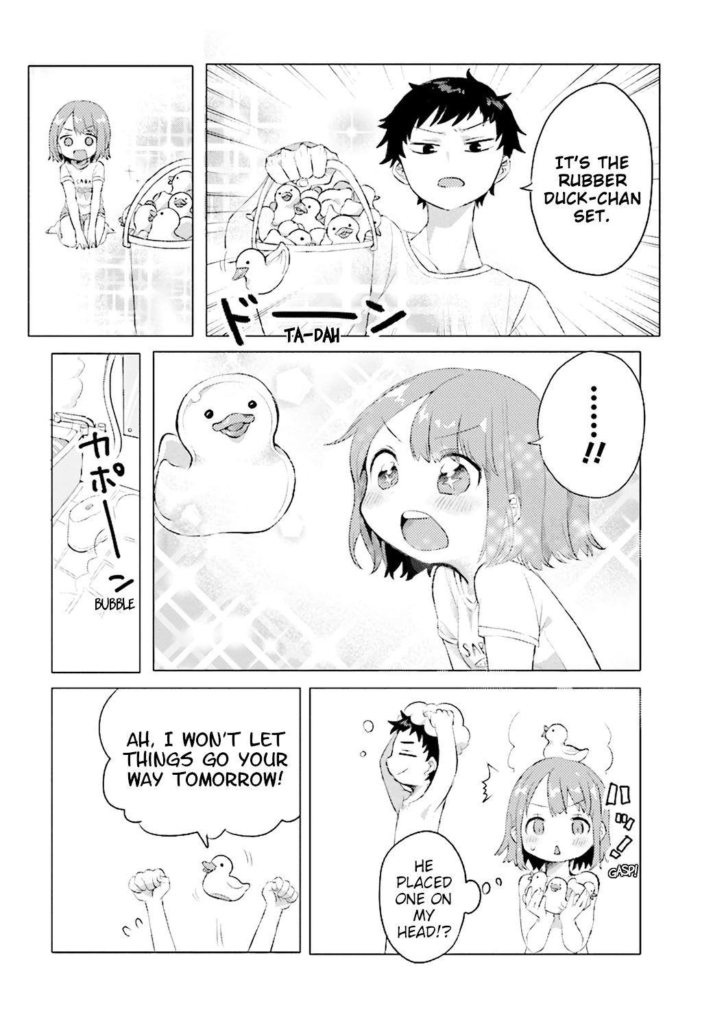 Girlfriend Who Absolutely Doesn’t Want To Take A Bath Vs Boyfriend Who Absolutely Wants Her To Take A Bath - Chapter 1: Rubber Ducks