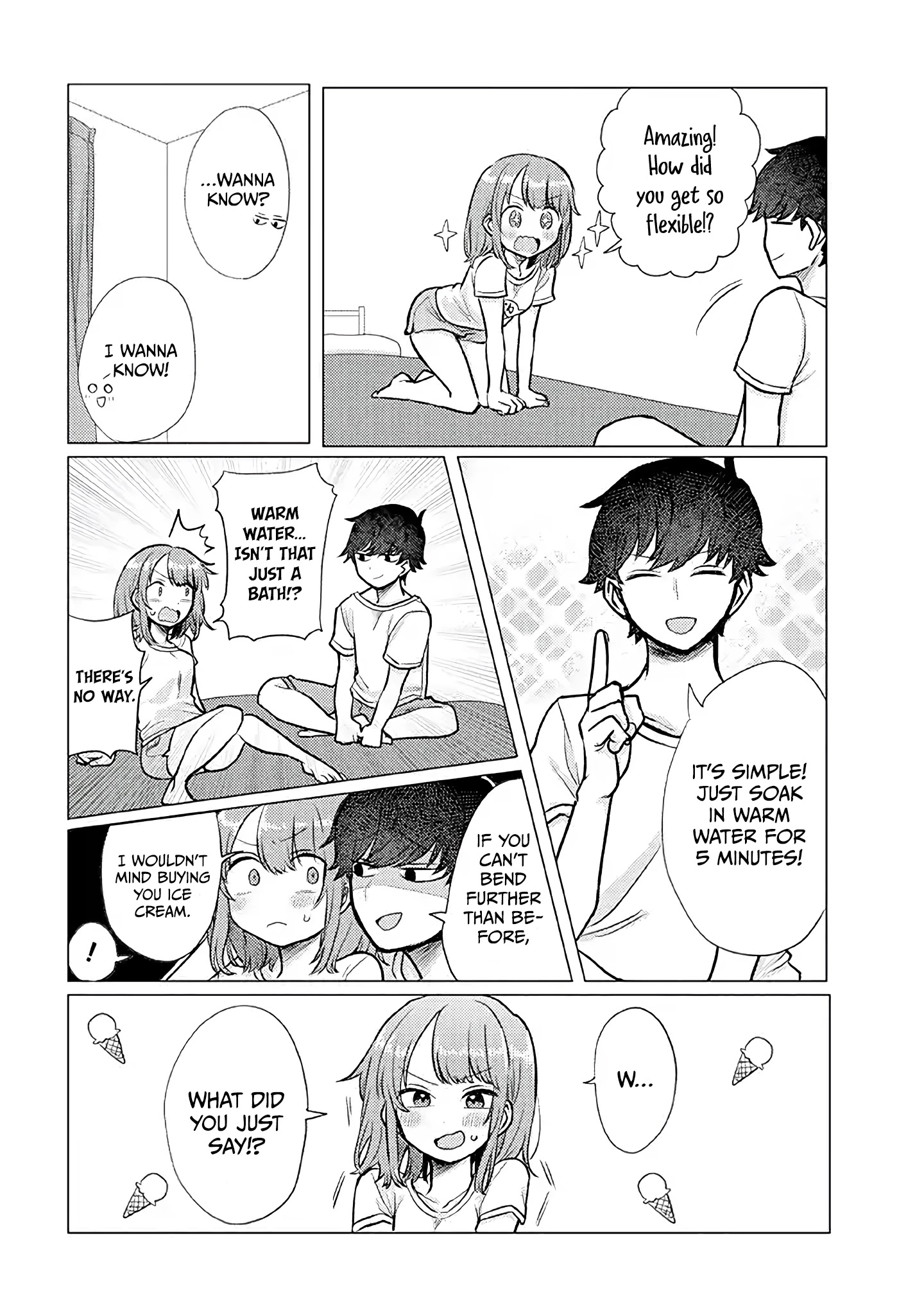 Girlfriend Who Absolutely Doesn’t Want To Take A Bath Vs Boyfriend Who Absolutely Wants Her To Take A Bath - Chapter 27: Flexible