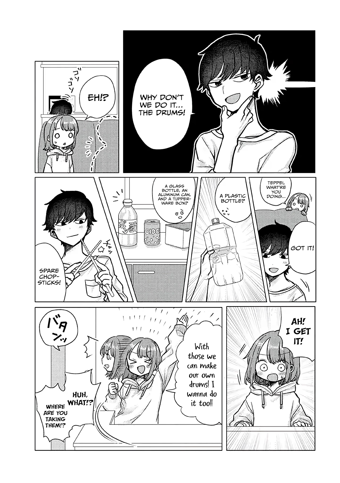 Girlfriend Who Absolutely Doesn’t Want To Take A Bath Vs Boyfriend Who Absolutely Wants Her To Take A Bath - Chapter 22: Drums