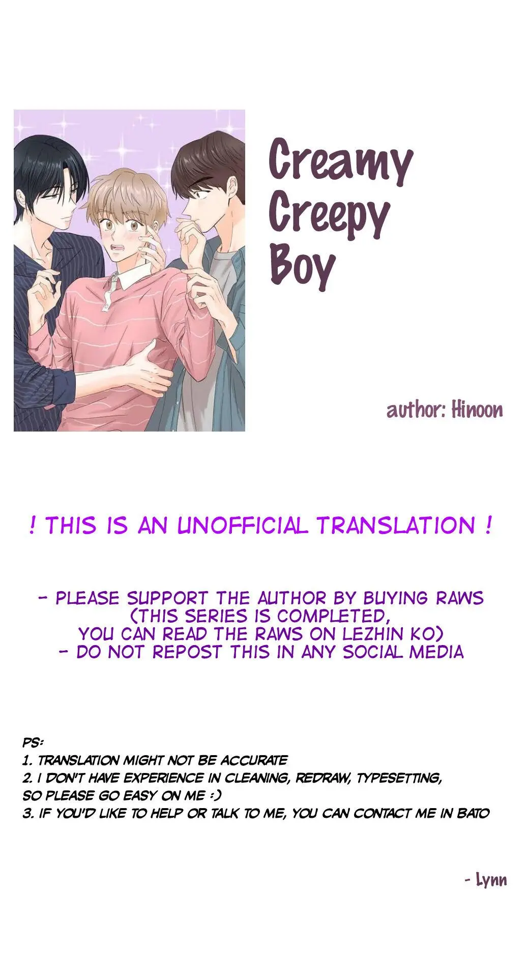 Creamy Creepy Boy - Chapter 16