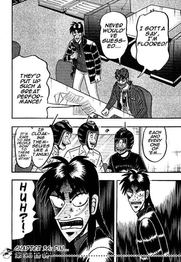 Tobaku Datenroku Kaiji: Kazuyahen - Chapter 36