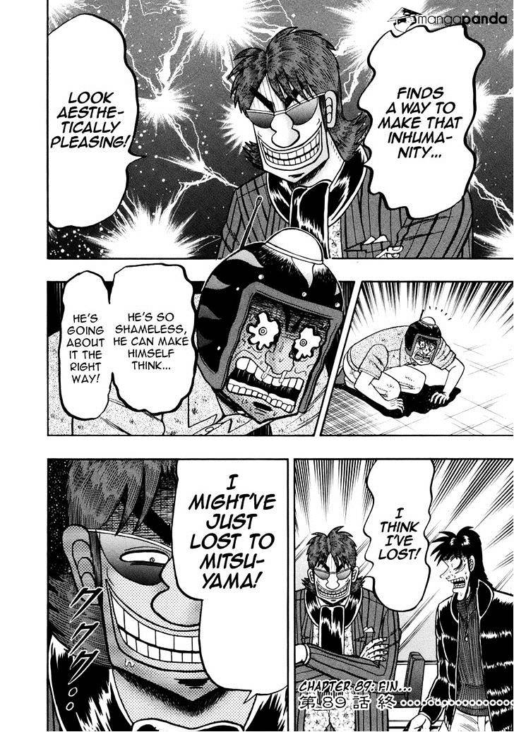 Tobaku Datenroku Kaiji: Kazuyahen - Chapter 89