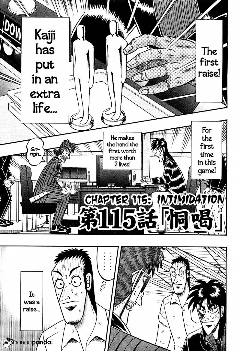 Tobaku Datenroku Kaiji: Kazuyahen - Chapter 115