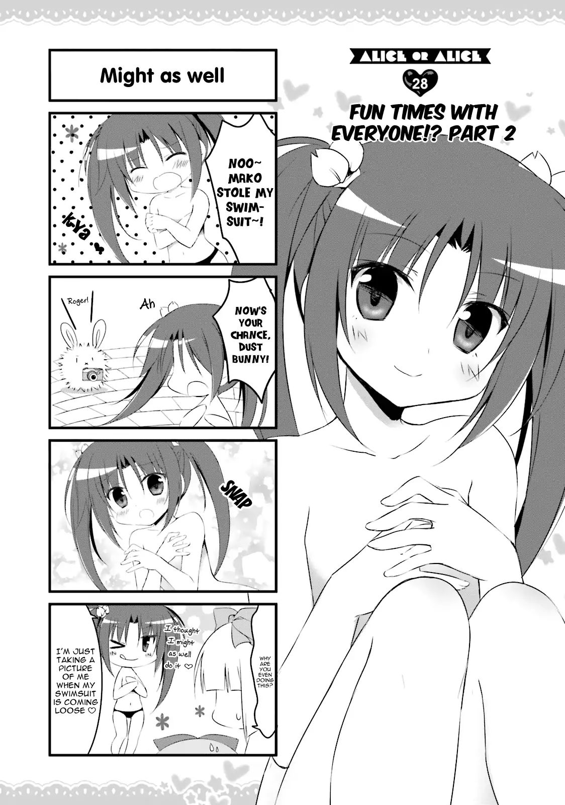 Alice Or Alice - Siscon Nii-San To Futago No Imouto - Vol.3 Chapter 28: Fun Times With Everyone!? Part 2