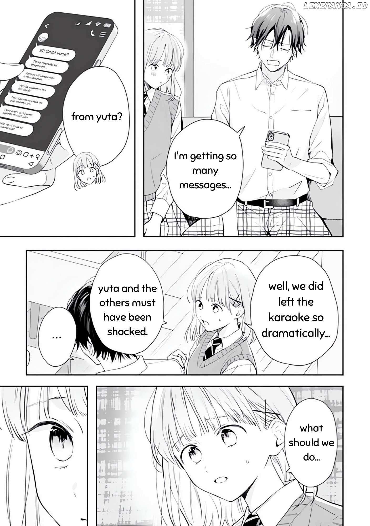 Kurosaki-Kun Wa Dokusen Shitagaru - Hajimete No Koi Wa Ama Sugite - Chapter 7.3