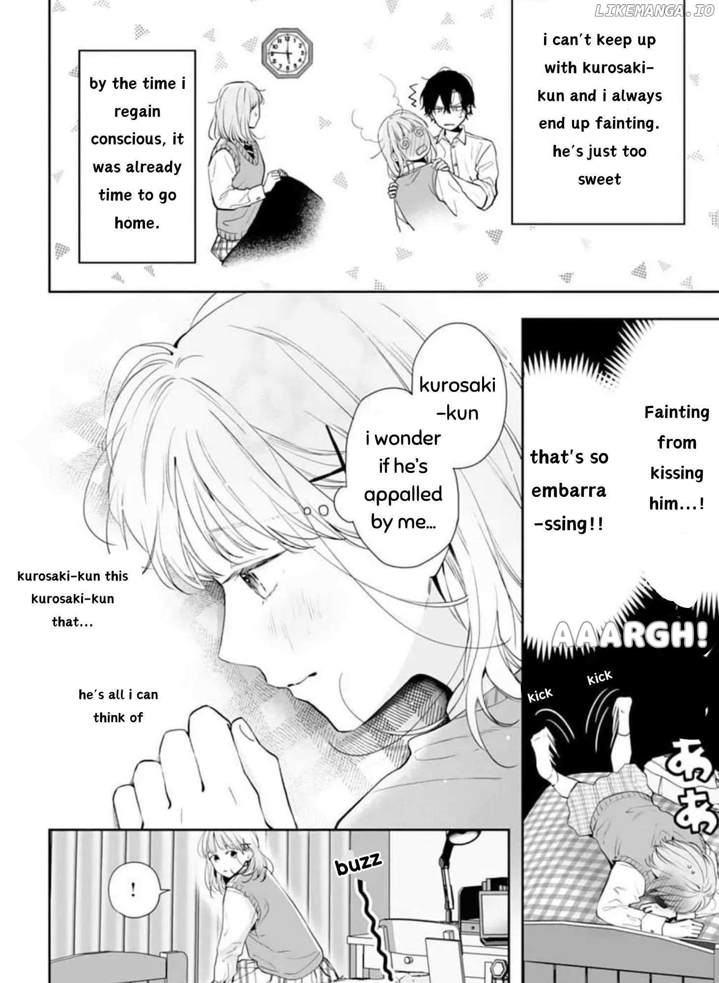 Kurosaki-Kun Wa Dokusen Shitagaru - Hajimete No Koi Wa Ama Sugite - Chapter 8.1