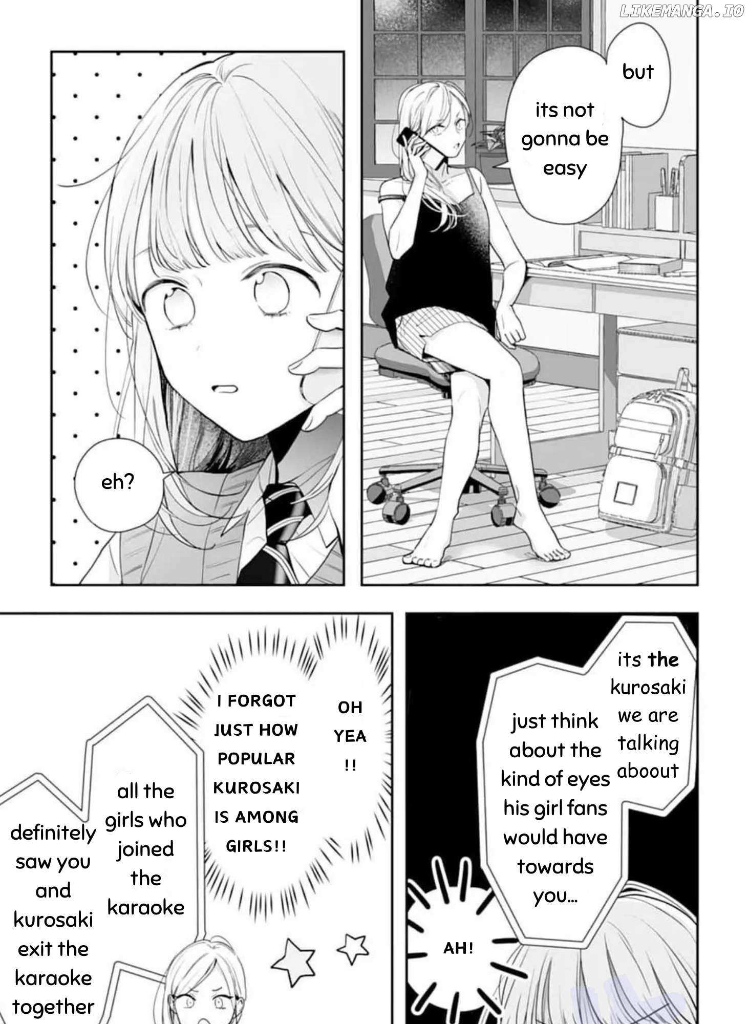 Kurosaki-Kun Wa Dokusen Shitagaru - Hajimete No Koi Wa Ama Sugite - Chapter 8.1