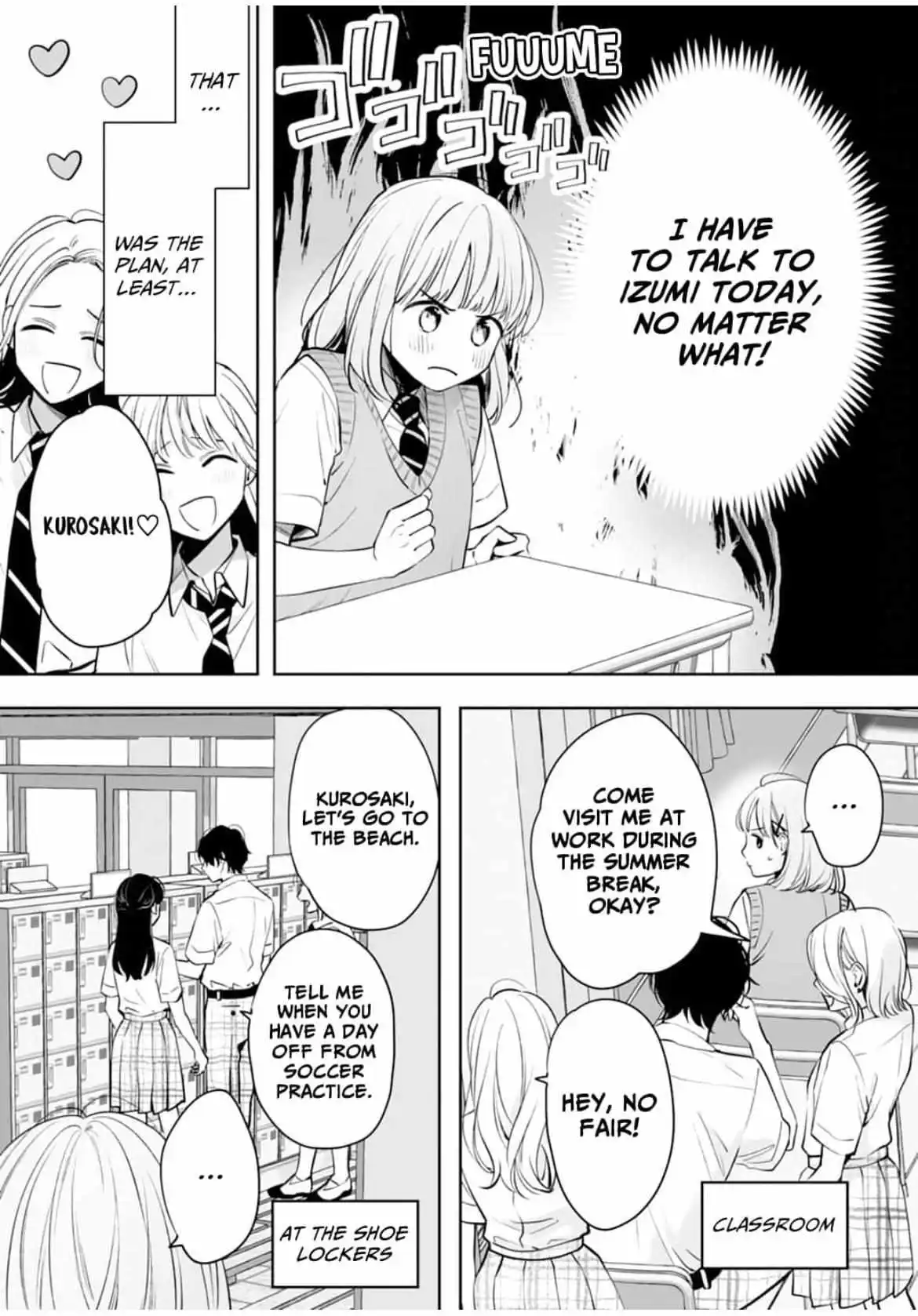 Kurosaki-Kun Wa Dokusen Shitagaru - Hajimete No Koi Wa Ama Sugite - Chapter 14