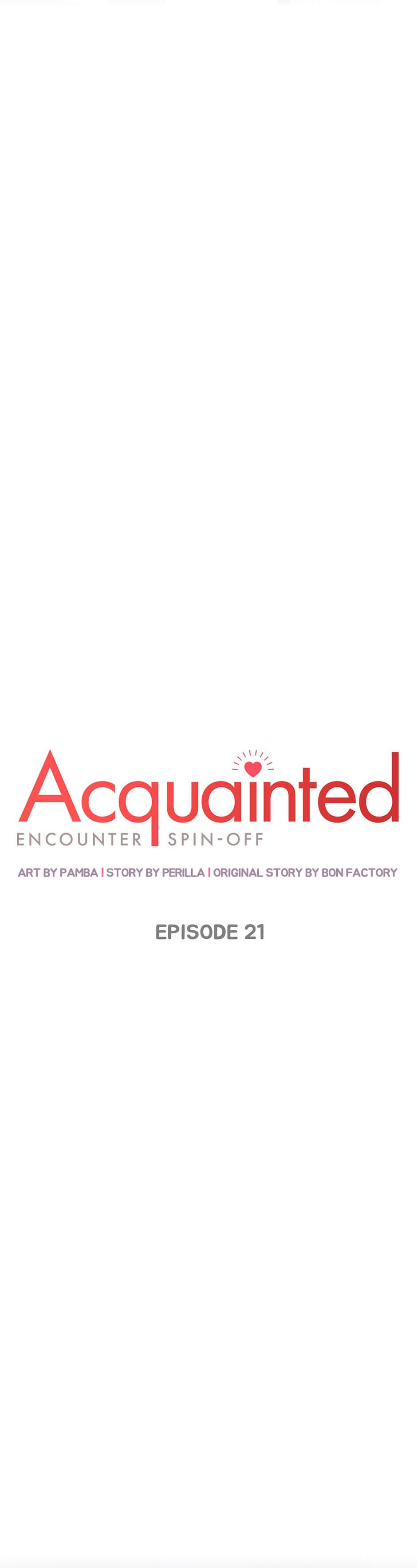 Acquainted: Encounter Spin-Off - Chapter 21