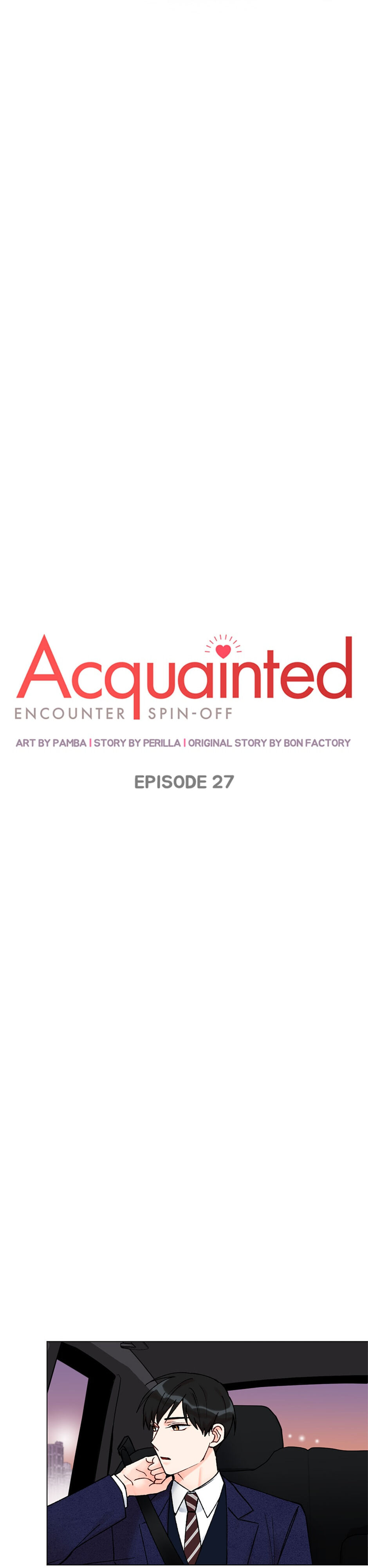 Acquainted: Encounter Spin-Off - Chapter 27