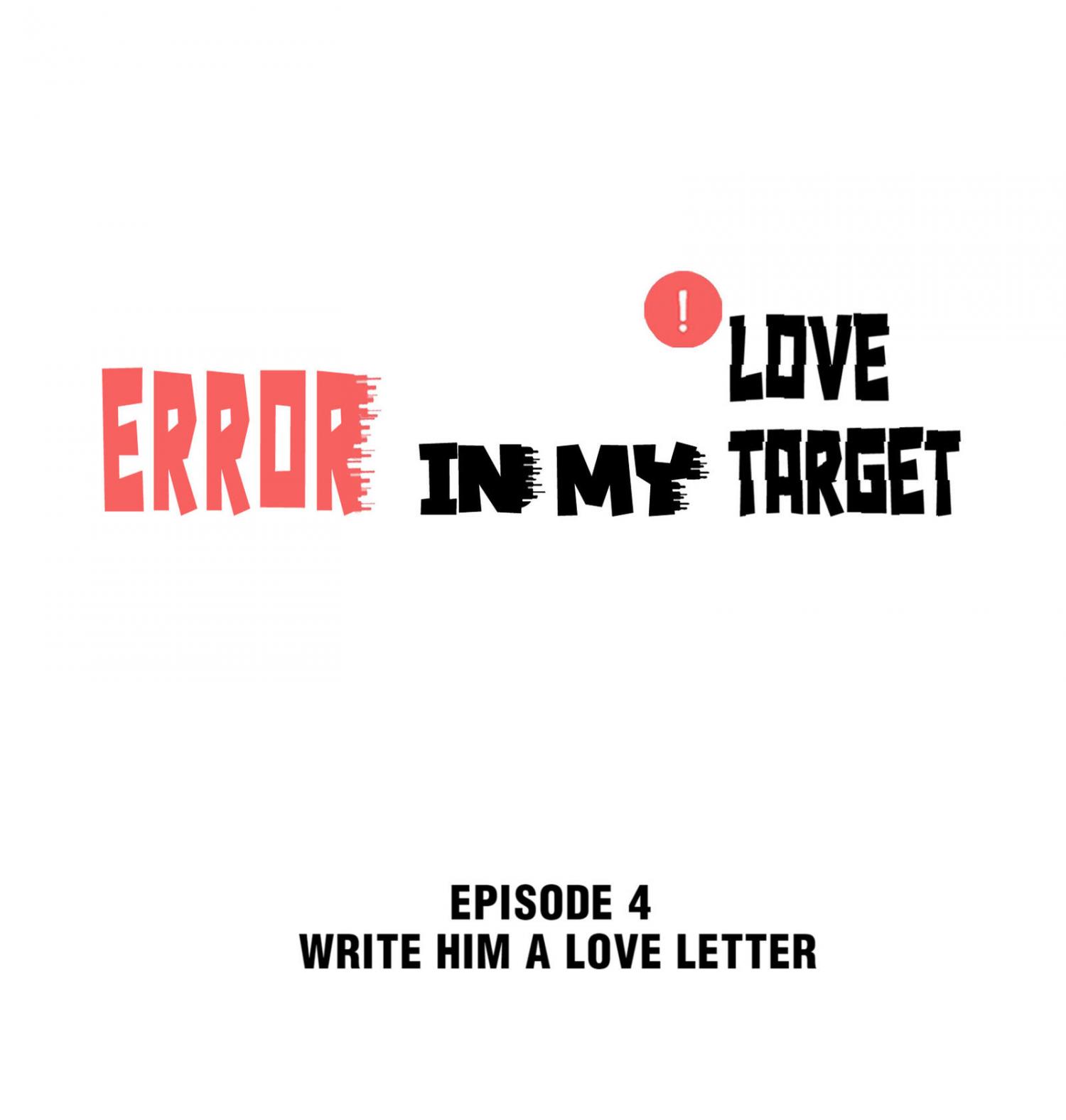 Error In My Love Target - Chapter 4