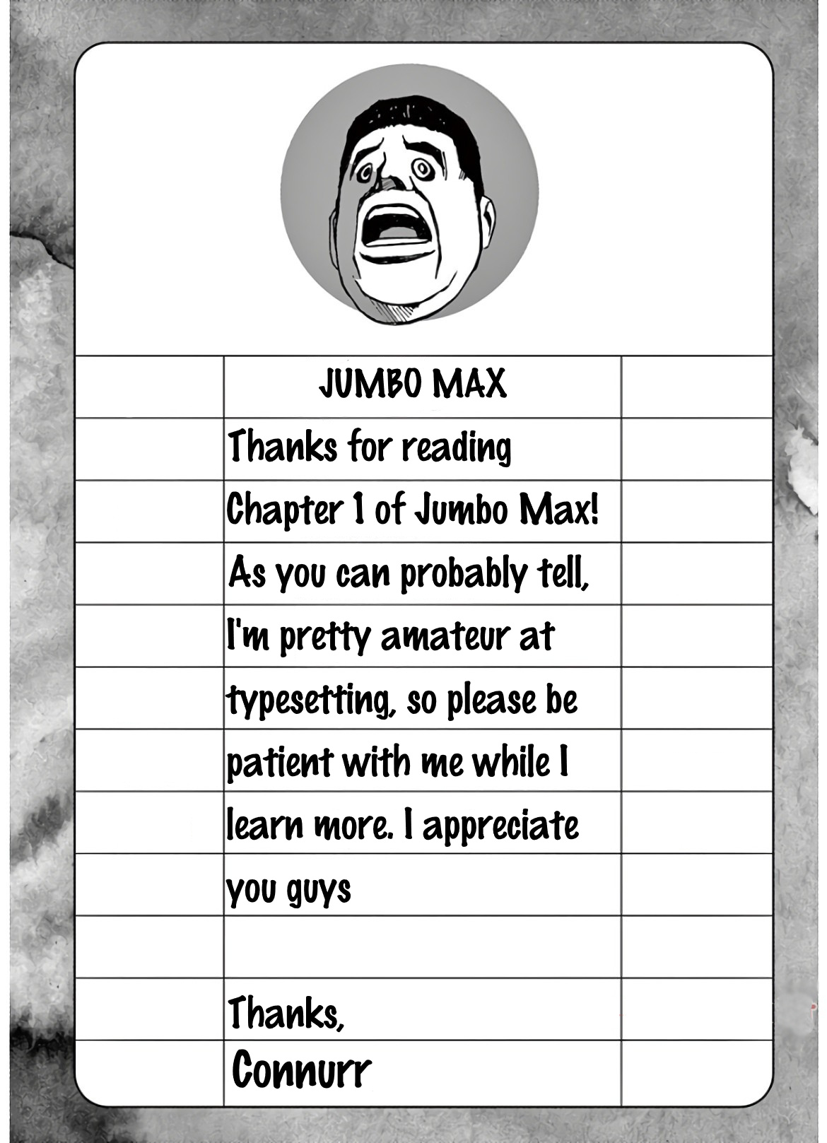 Jumbo Max - Vol.1 Chapter 1: Tateo Sone