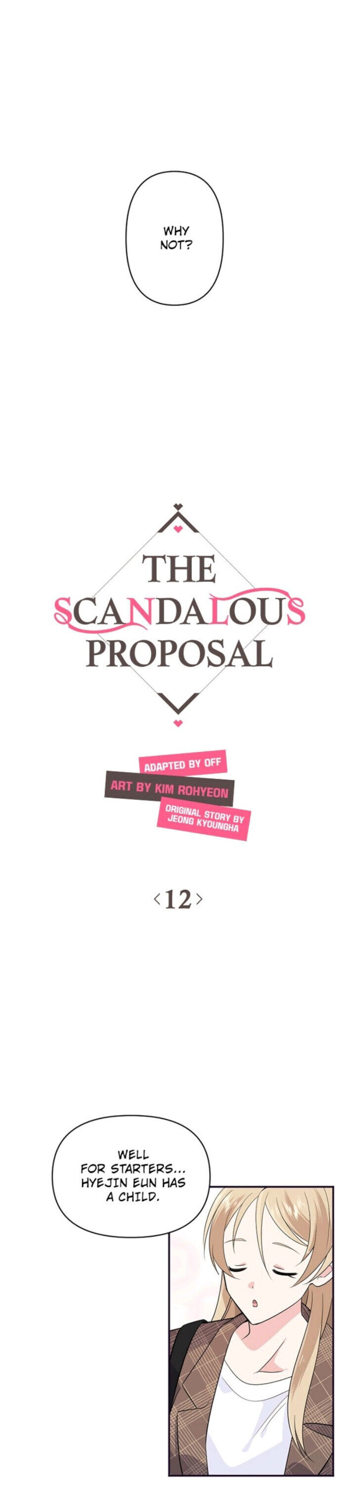 The Scandalous Proposal - Chapter 12