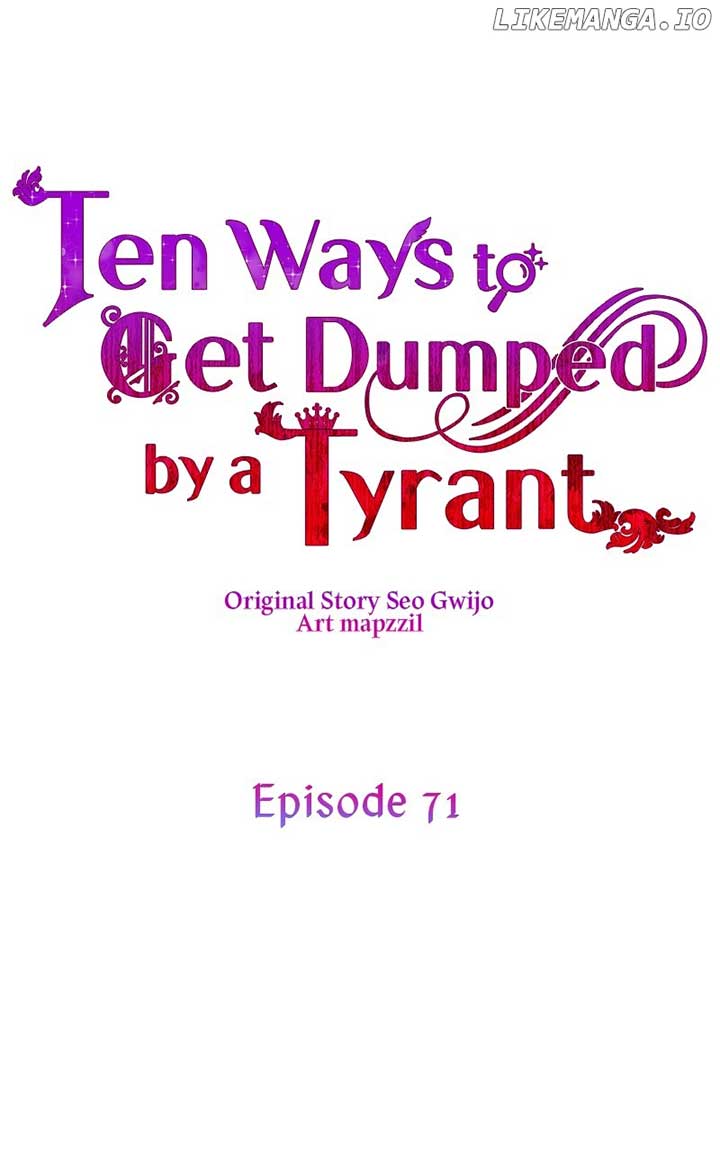 10 ways to get rejected by the Tyrant - Chapter 71