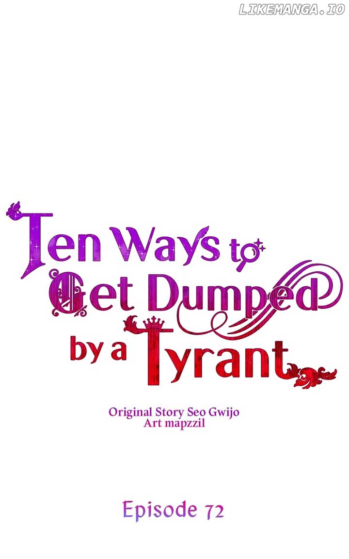 10 ways to get rejected by the Tyrant - Chapter 72