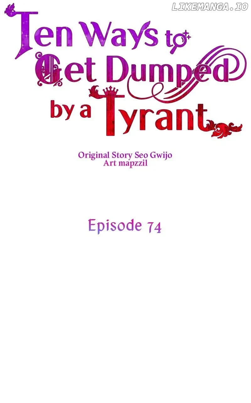 10 ways to get rejected by the Tyrant - Chapter 74