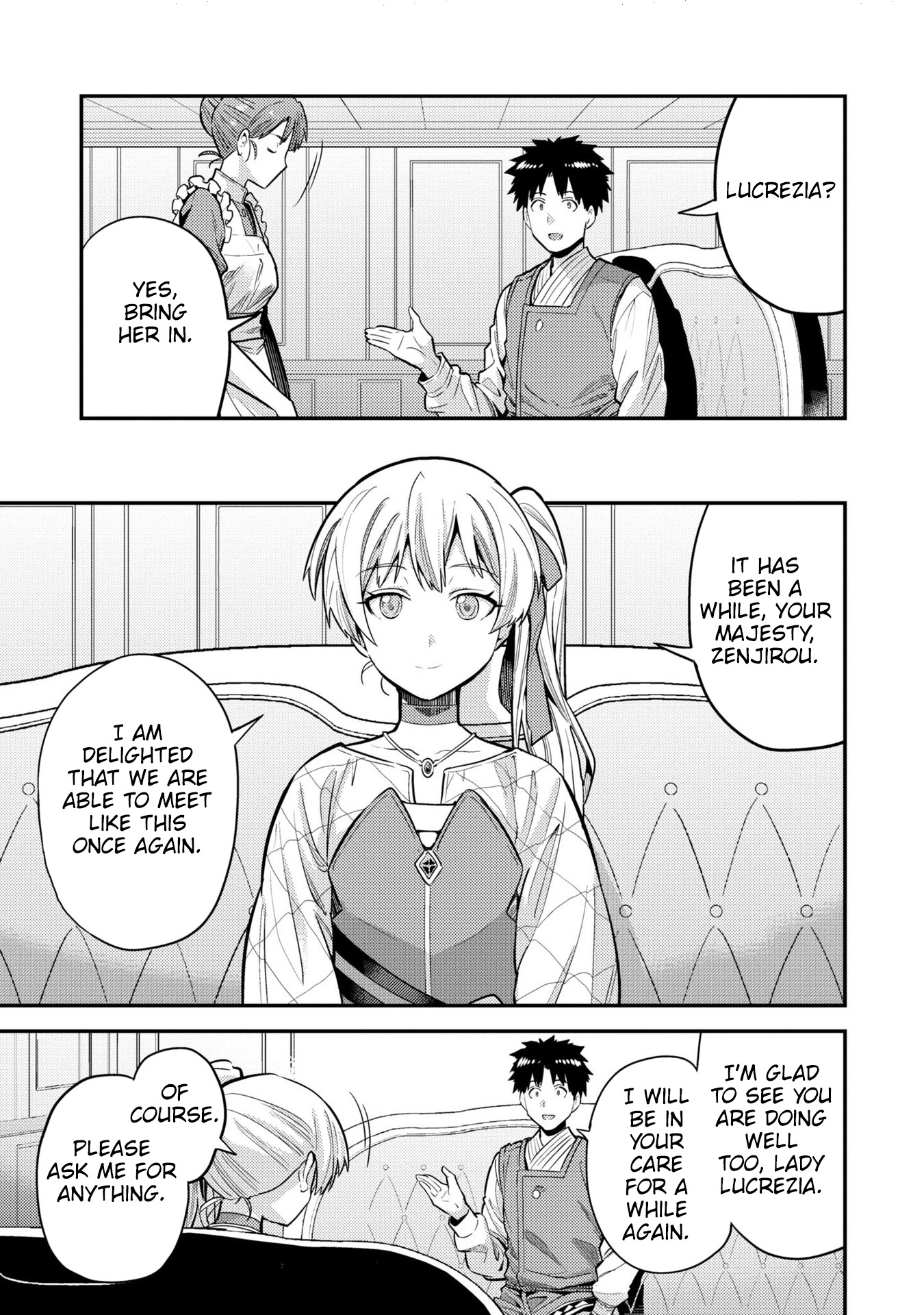 Risou No Himo Seikatsu - Vol.15 Chapter 61: A Gift From The Queen