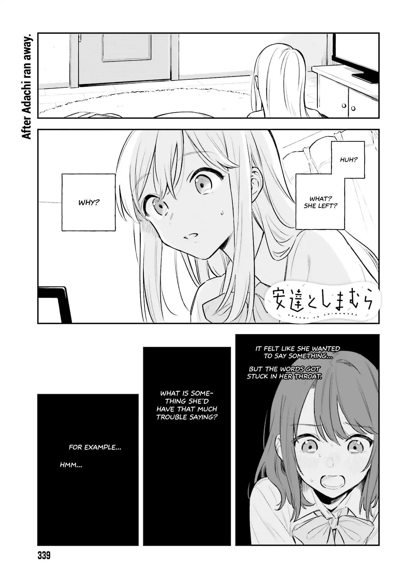 Adachi To Shimamura (Moke Yuzuhara) - Chapter 4