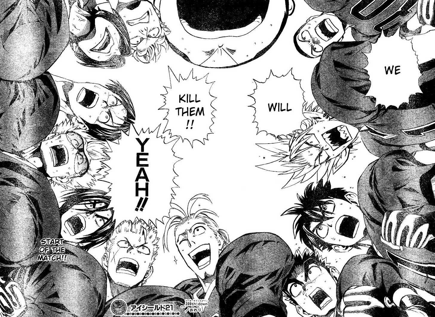 Eyeshield 21 - Chapter 209 : The Last Ceremony