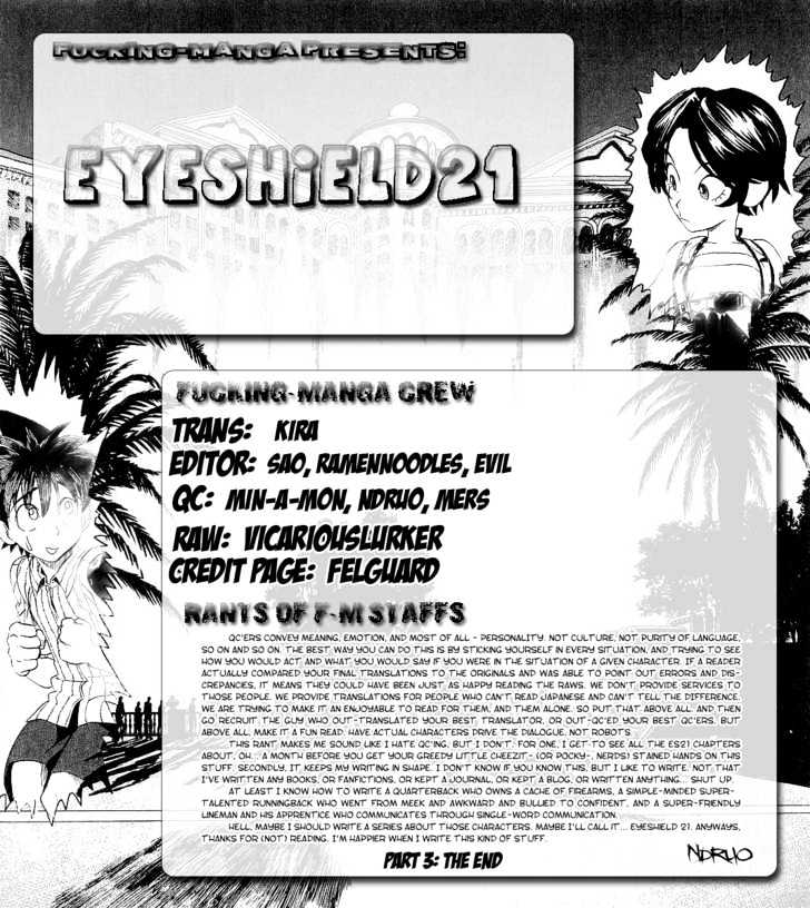 Eyeshield 21 - Chapter 147 : Final Trap & Final Hunt