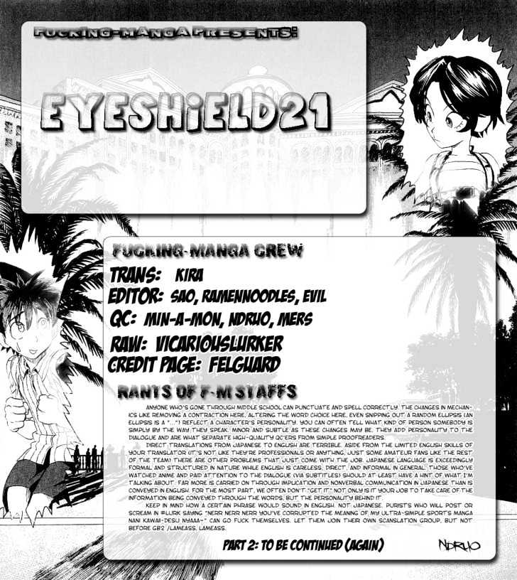 Eyeshield 21 - Chapter 146 : The Thirst To Be The Strongest