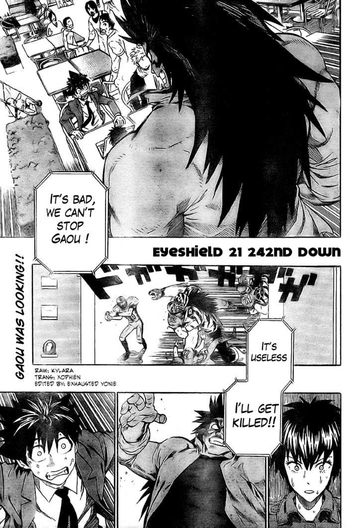 Eyeshield 21 - Chapter 242 : The Beasts Feeding On Victory