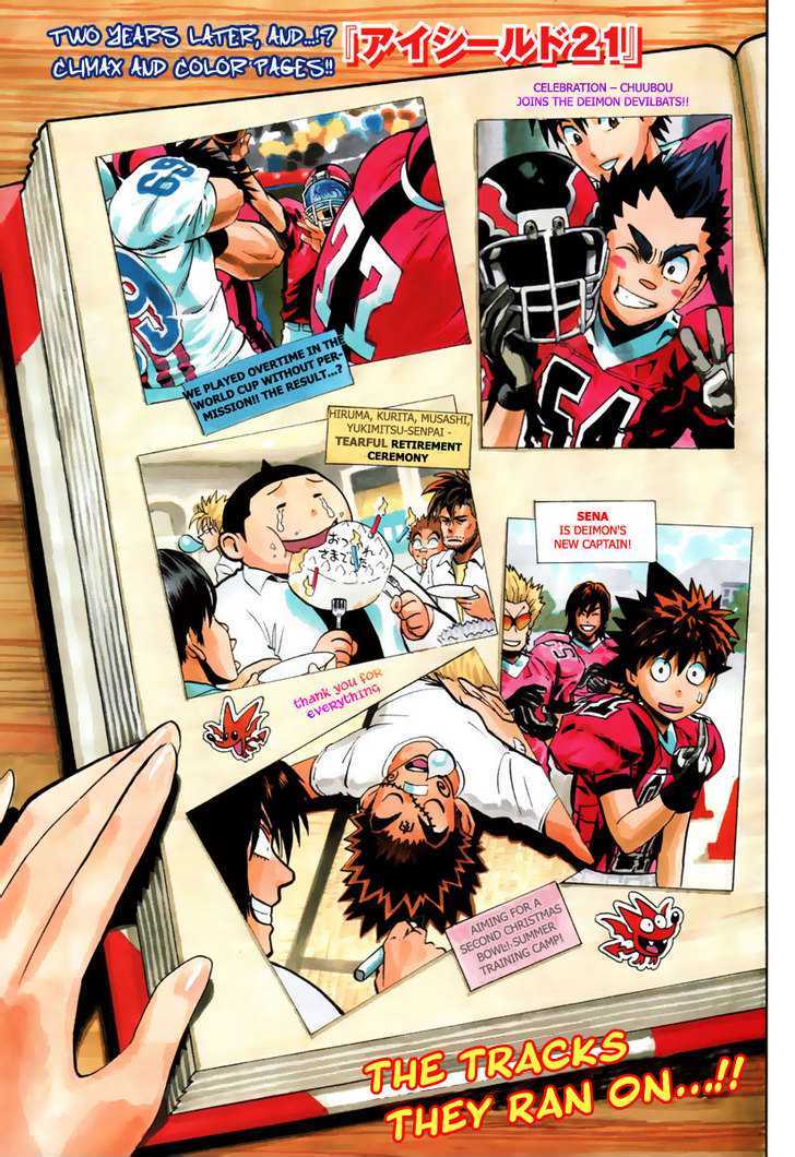 Eyeshield 21 - Chapter 333 : Final Down: The Tracks They Ran On...!! (End)