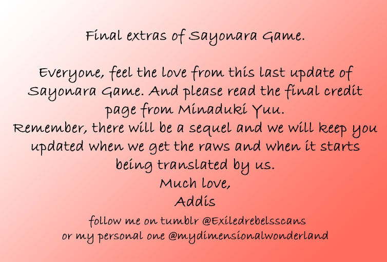 Sayonara Game (Minaduki Yuu) - Vol.1 Chapter 7 : [End]