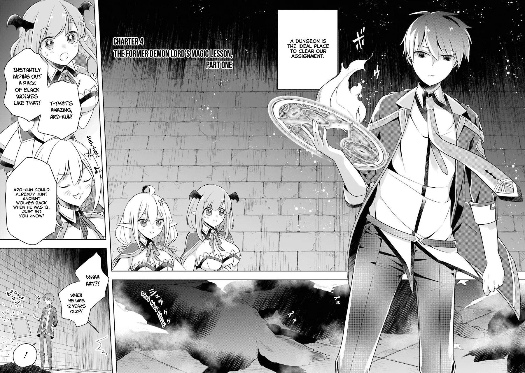 Shijou Saikyou No Daimaou, Murabito A Ni Tensei Suru - Chapter 4: The Former Demon Lord's Magic Lesson, Part One