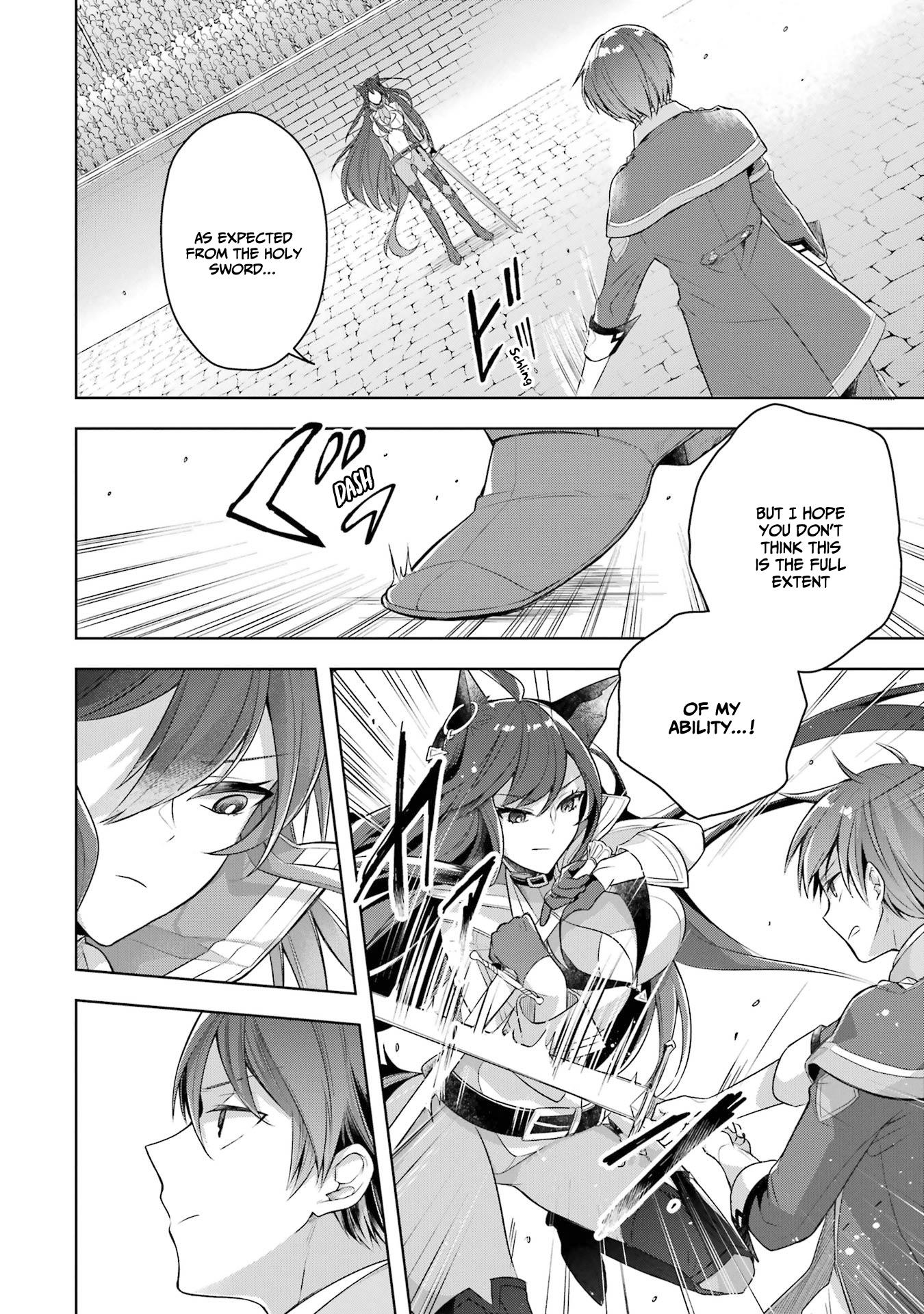 Shijou Saikyou No Daimaou, Murabito A Ni Tensei Suru - Vol.6 Chapter 28: The Former Demon Lord Vs. The Holy Sword