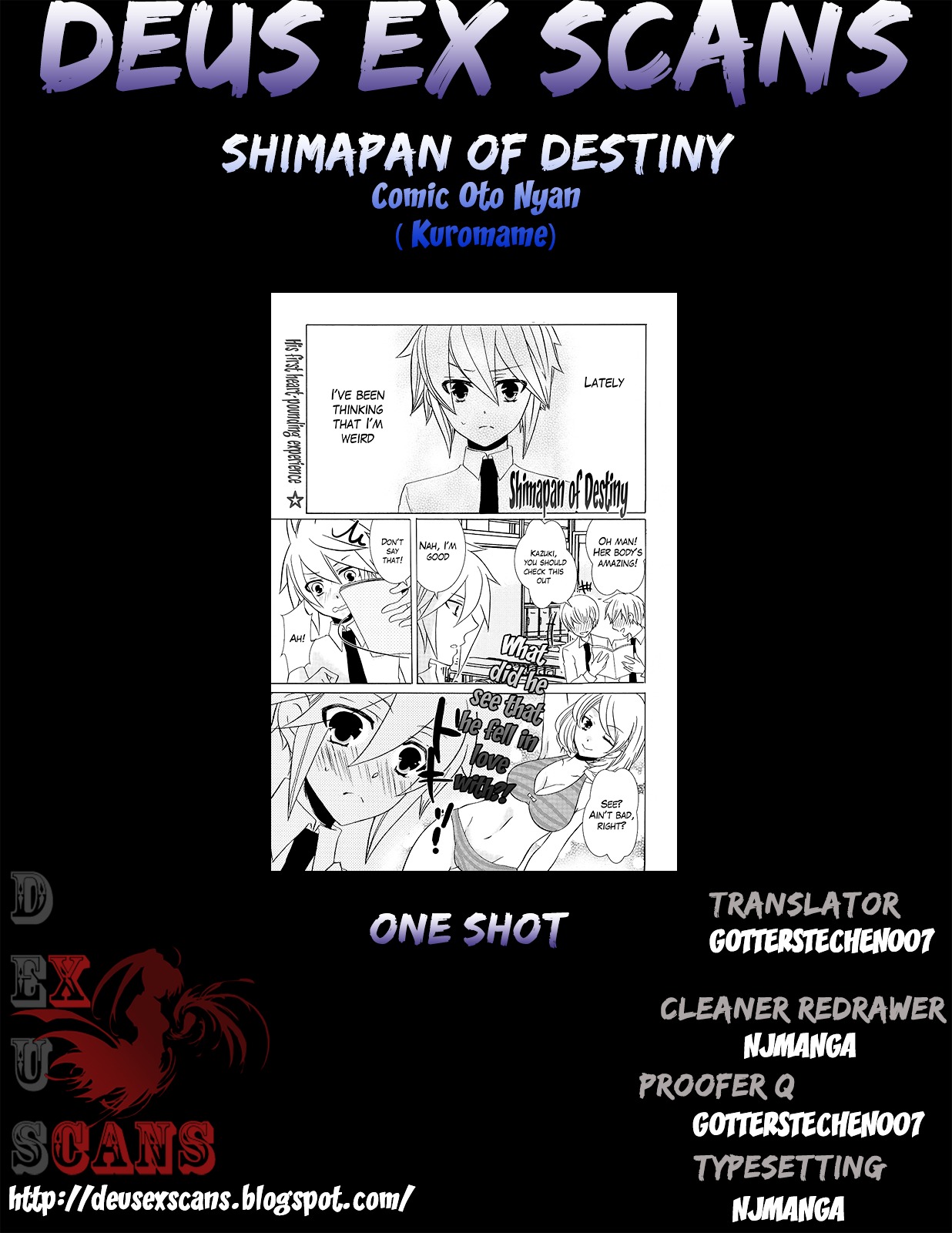 Shimapan Of Destiny - Chapter 0 : [Oneshot]