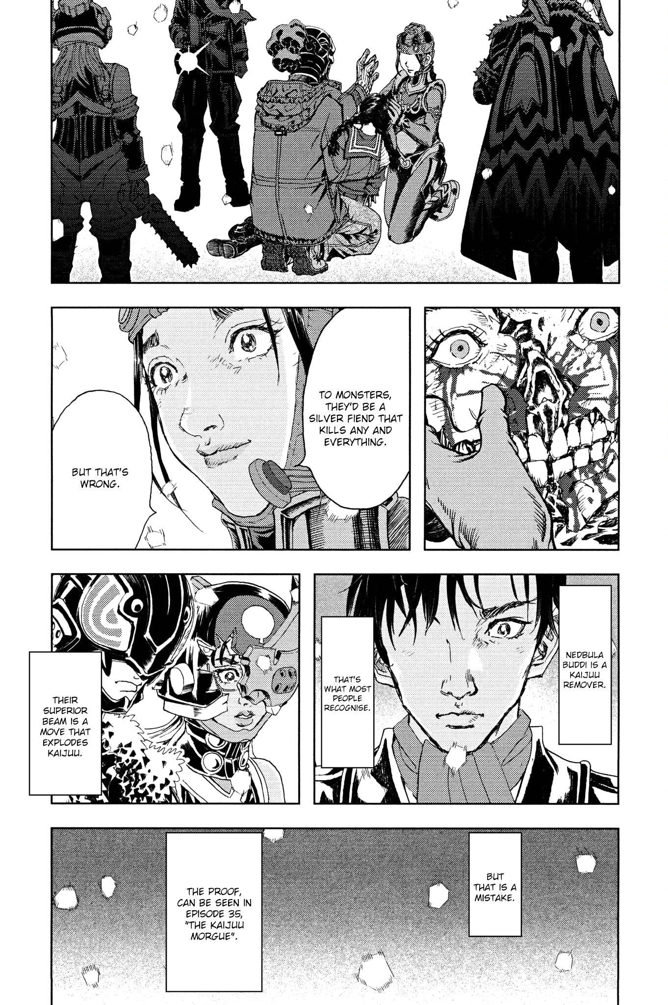 Gekikou Kamen - Vol.5 Chapter 42: The Kaijuu Morgue