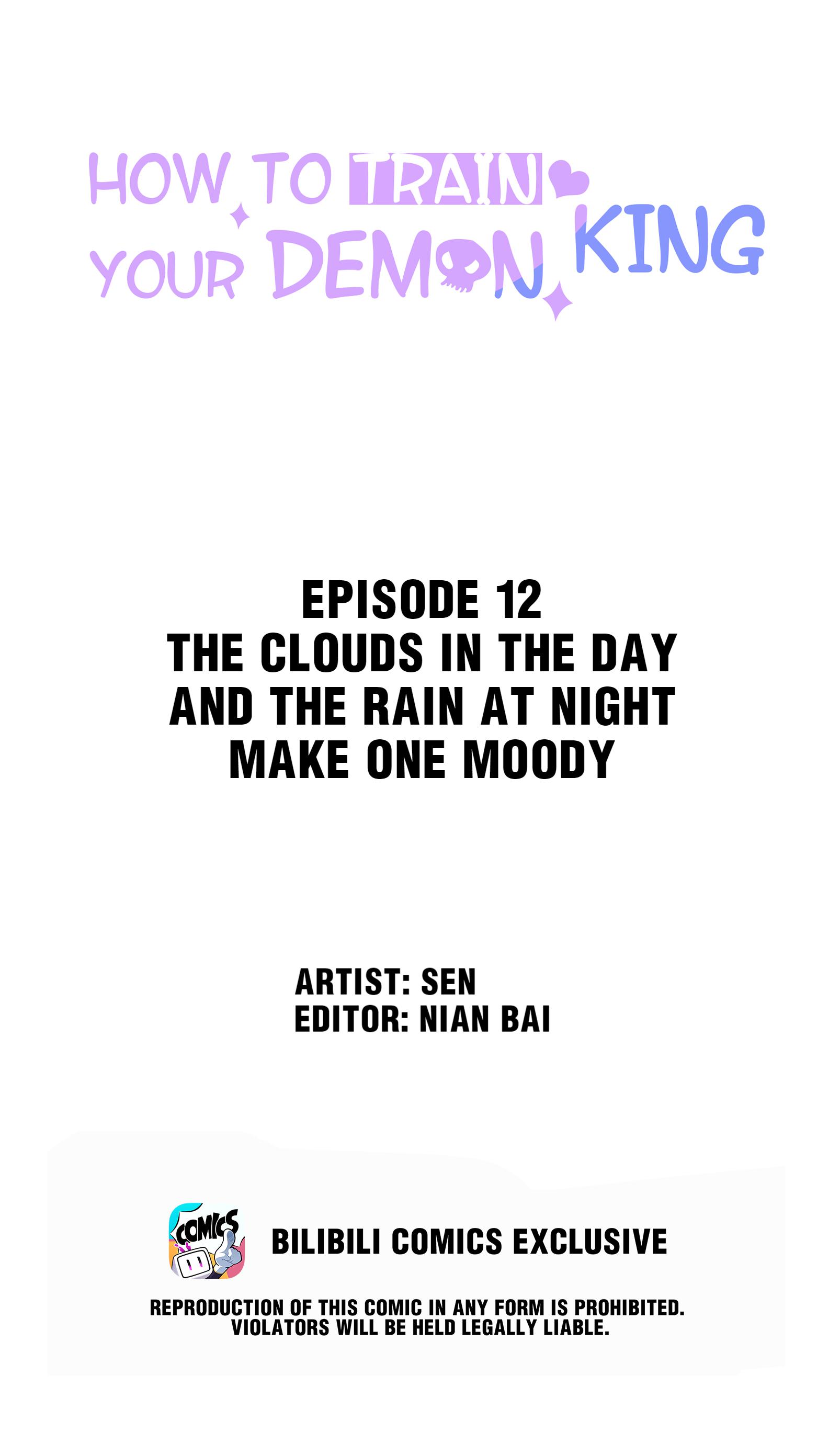 How To Train Your Demon King - Vol.1 Chapter 12.0: The Clouds In The Day And The Rain At Night Make One Moody