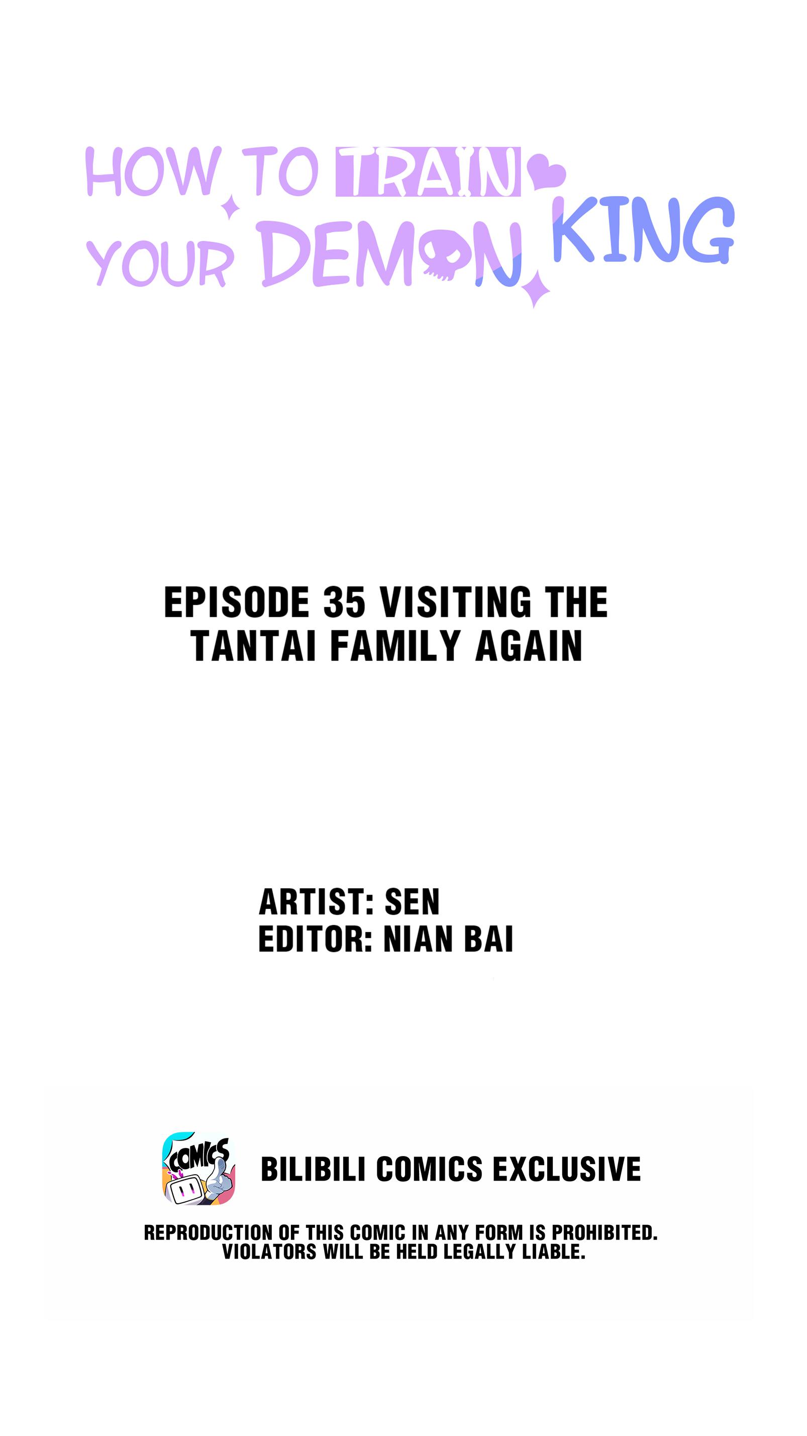 How To Train Your Demon King - Chapter 35.0: Visiting The Tantai Family Again