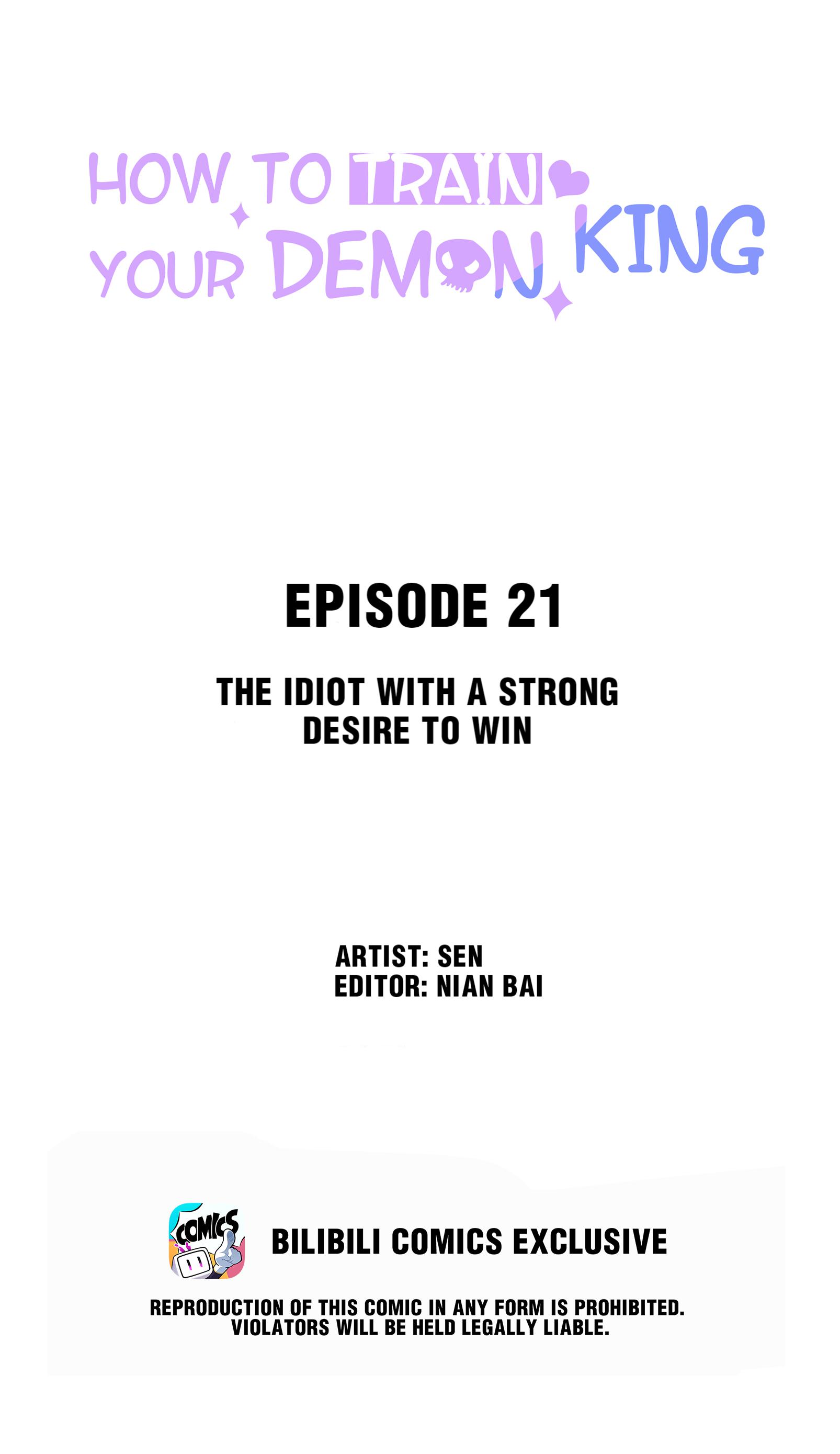 How To Train Your Demon King - Chapter 21: The Idiot With A Strong Desire To Win